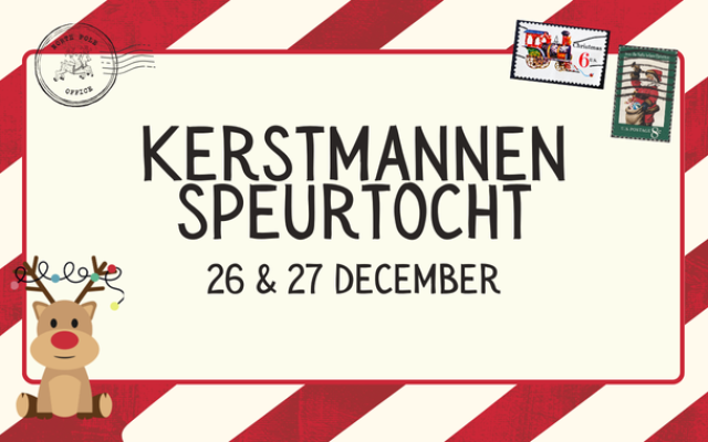 Kerstmannentocht voor de kleintjes