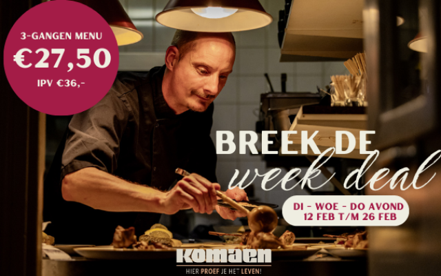 Breek de week deal 