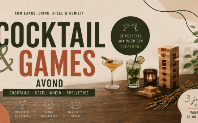 Cocktail & games avond