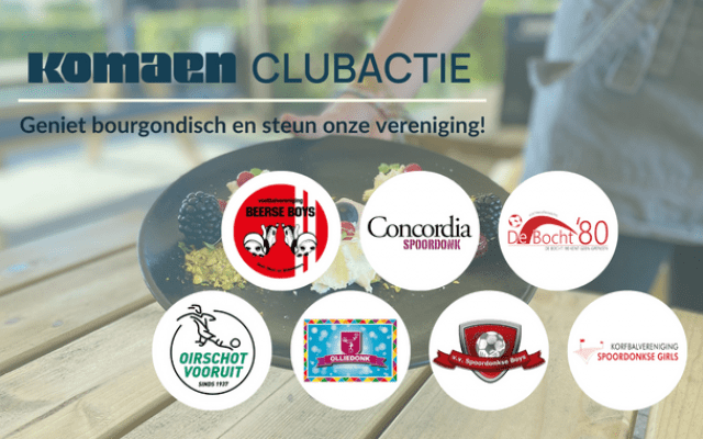 Geniet & sponsor lokaal